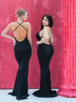 Long dress with open back - Image 3