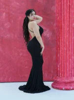 Long dress with open back - Image 2