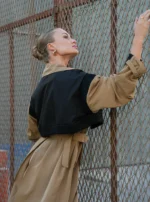 Trench coat with zip jacket - Image 3