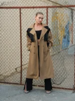 Trench coat with zip jacket