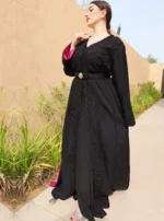 Black And Purple Caftan - Image 2
