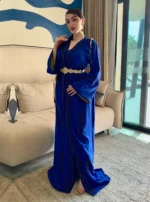 Blue And Green Caftan