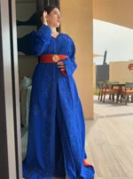 Blue And Orange Caftan