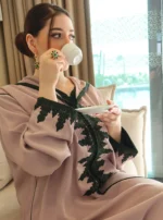 Jellaba Nude & Green Two Pieces - Image 4