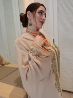 Jellaba Orange & Beige Two Pieces - Image 4